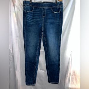 Dark blue denim leggings from Torrid